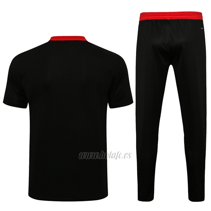 Chandal del Manchester United Manga Corta 2021-2022 Negro